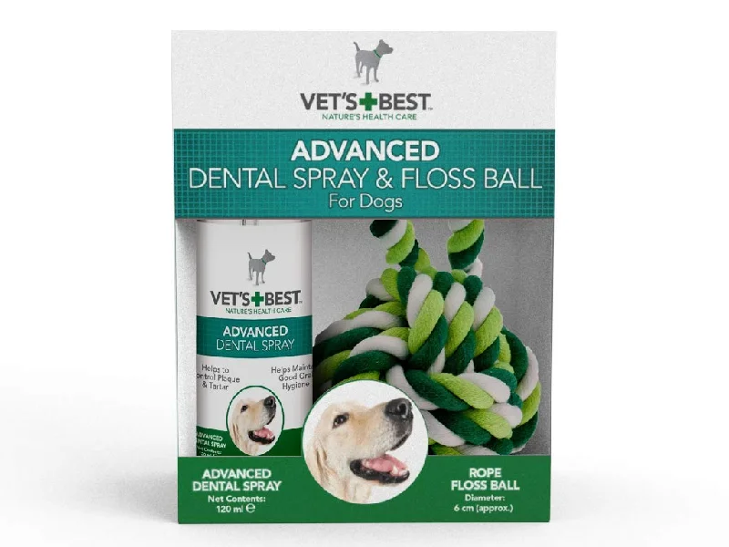 Vets Best - Advanced Dental Spray & Floss Ball Kit