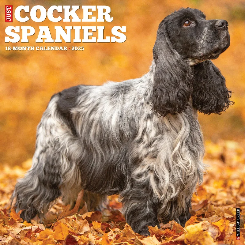 Just Cocker Spaniels Wall 2025 Calendar