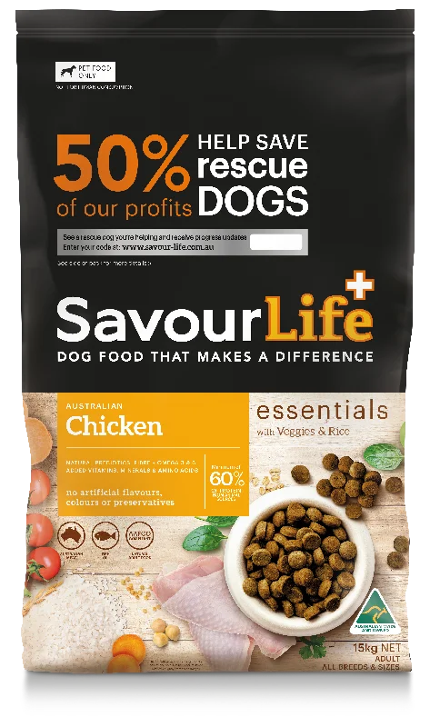 SavourLife - Essentials Chicken Dog Dry Food (15kg)