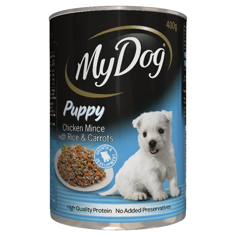 My Dog - Adult Puppy Chicken Mince, Rice & Carrots Dog Wet Food (400g)