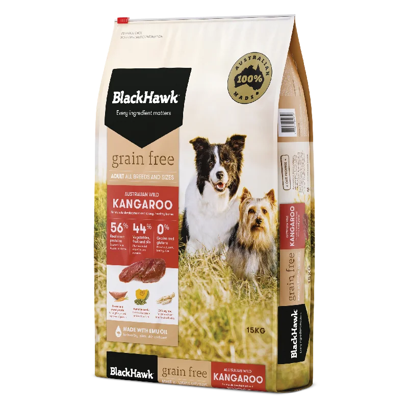 Black Hawk - Grain Free Kangaroo Dog Dry Food (15kg)