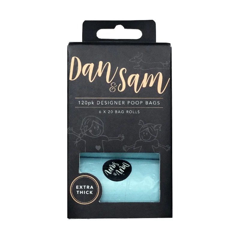 Dan & Sam - Extreme Poop Bags (Blue) (120pk)