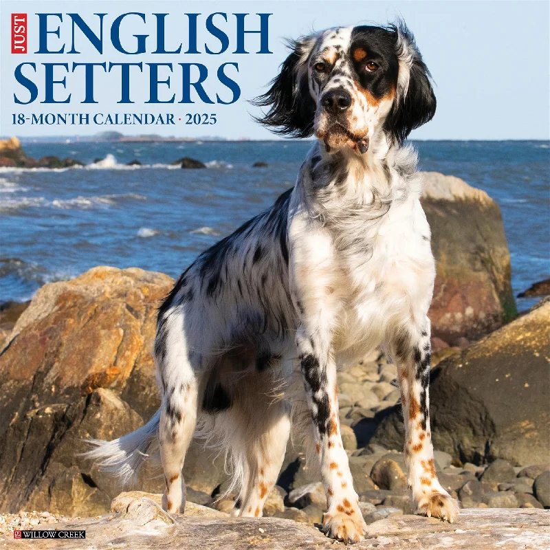 Just English Setters Wall 2025 Calendar - Online Exclusive