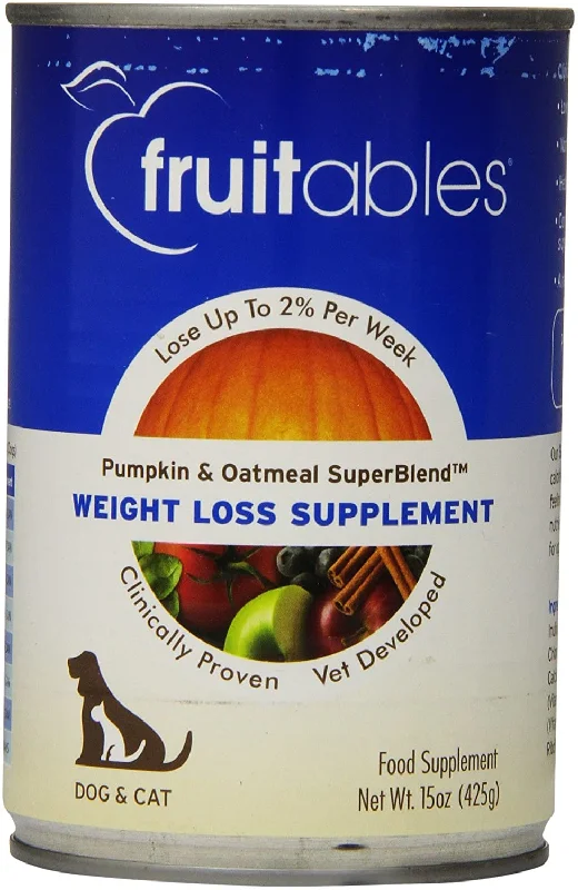 Fruitables Pumpkin Superblend Weight Loss Dog & Cat Supplement