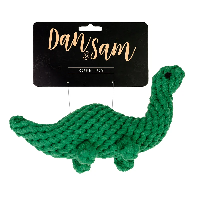 Dan & Sam - Berry the Brontosaurus Rope Dog Toy