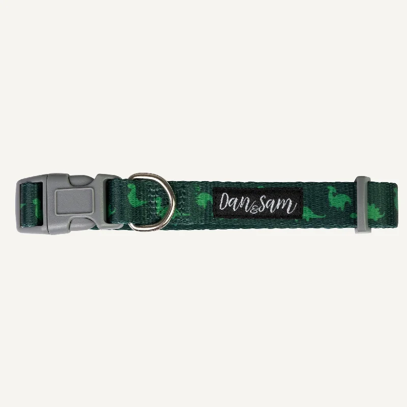 Dan & Sam - Dog Collar (Dinosaur Land) - Medium