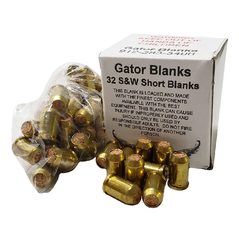 32 S&W Short Gator Black Powder Blanks