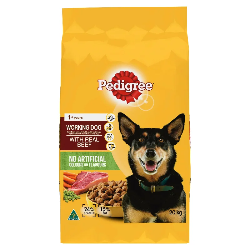 Pedigree - Working Dog Real Beef Dog Dry Food (20kg)