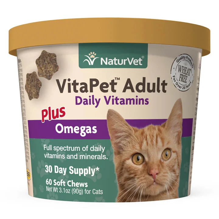 NaturVet VitaPet Adult Daily Vitamins Cat Soft Chews