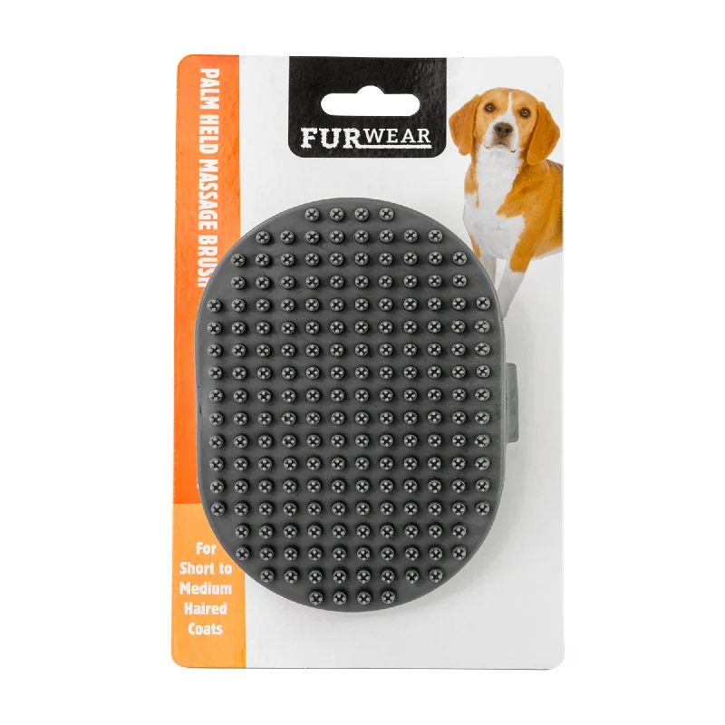 Furwear - Palm Held Rubber Massage Brush