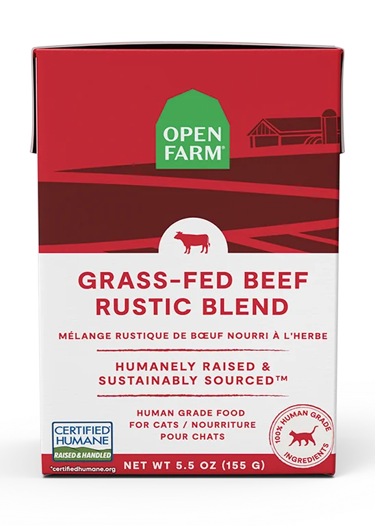 Grass-Fed Beef Rustic Blend Wet Cat Food