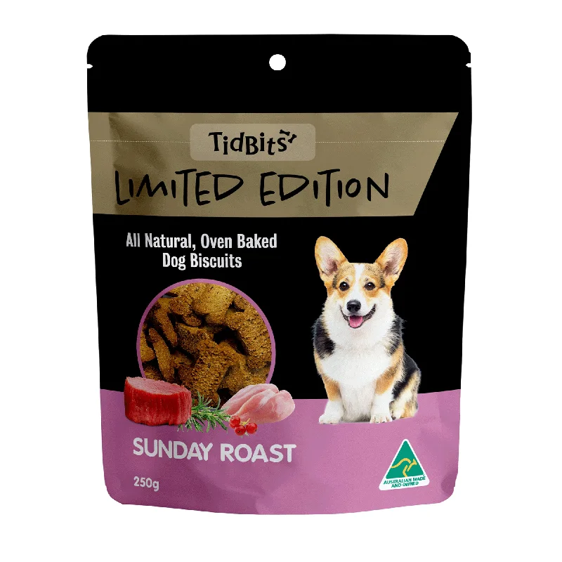 TidBits - Limited Edition Sunday Roast Dog Biscuits (250g)