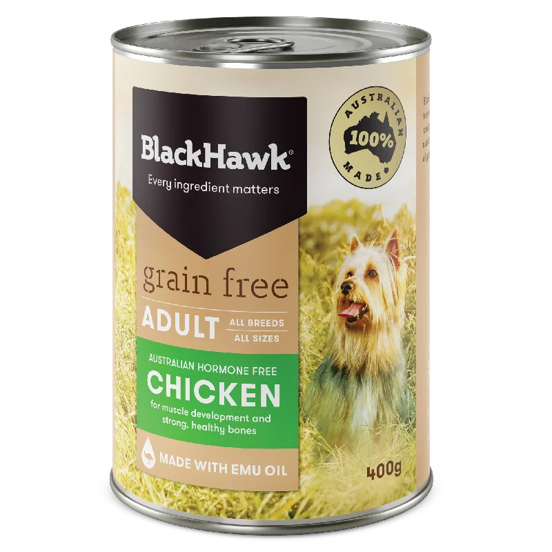 Black Hawk - Grain Free Chicken Dog Wet Food (400g)