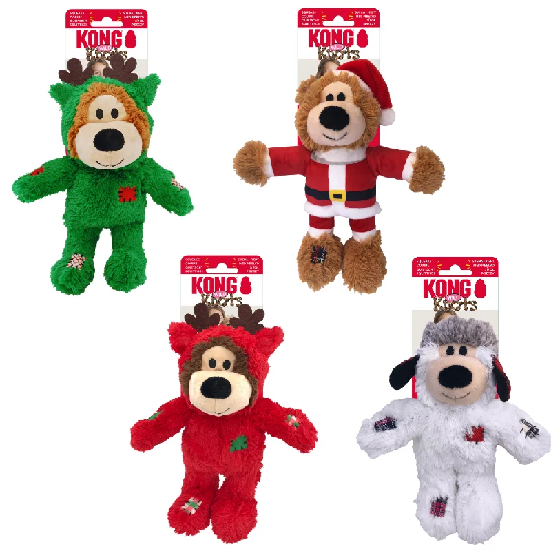 KONG - Holiday Wild Knots Bear (Assorted) (Medium/Large)