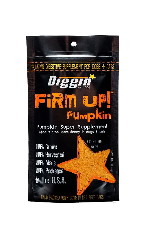 Diggin Your Dog Firm Up! Pumpkin Super Supplement for Dogs & Cats