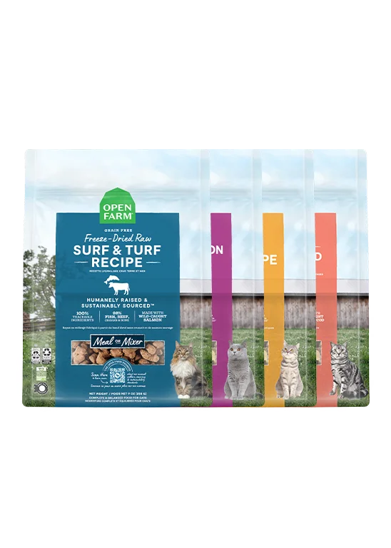 Freeze Dried Raw Variety Pack for Cats