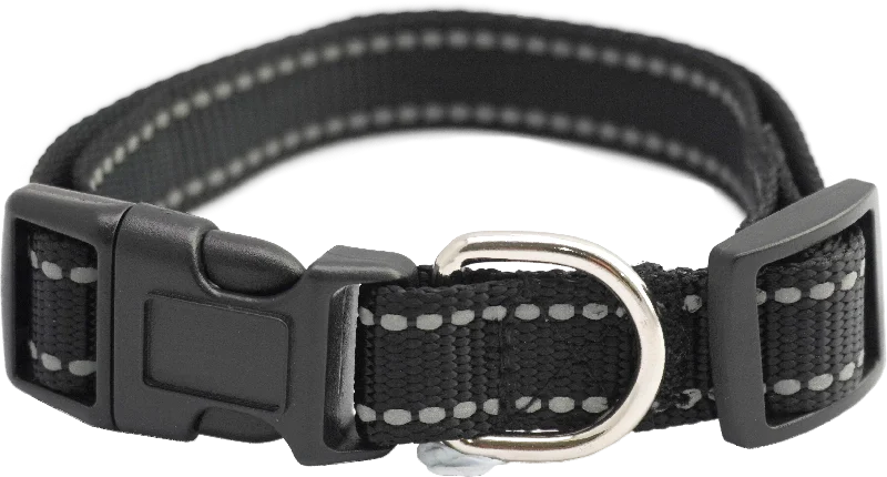 Furwear - Reflective Dog Collar (Black)