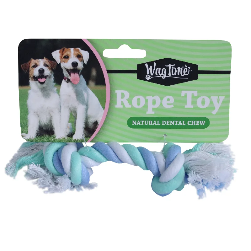 WagTime - Classic Bone Rope Toy (15cm)