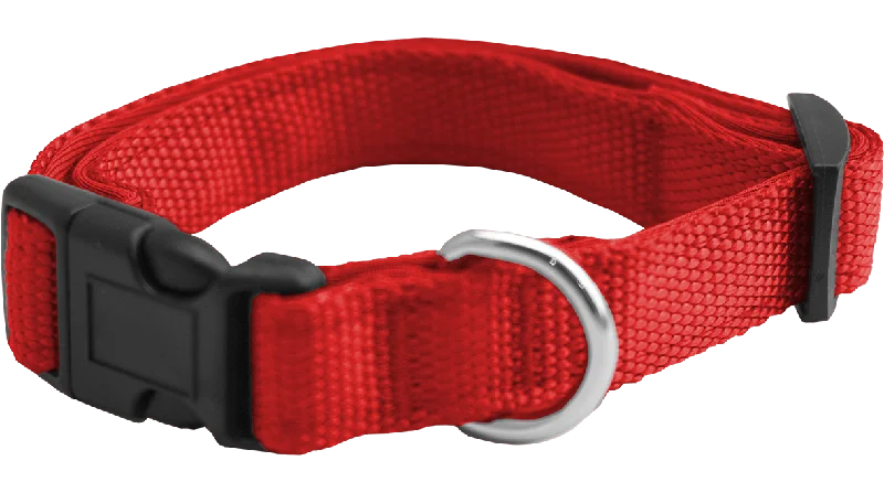 Furwear - Padded Dog Collar (Red)