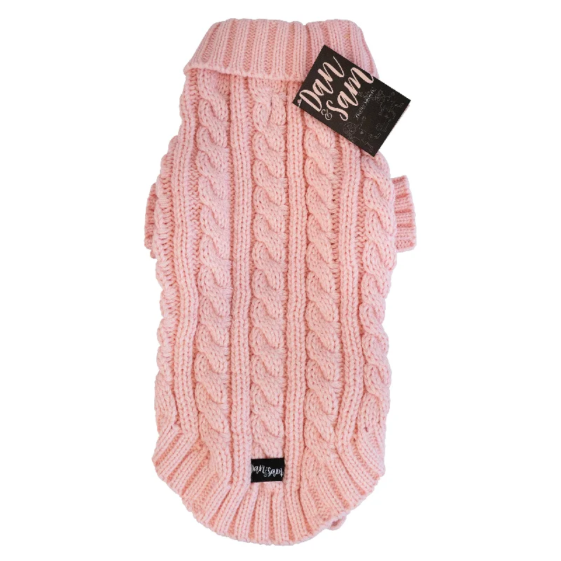 Dan & Sam - Knitted Sweater (Bubblegum Pink) - 40cm