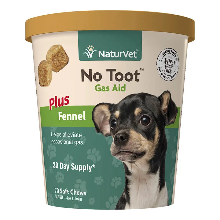 NaturVet No Toot™ Gas Aid - 70 soft chews