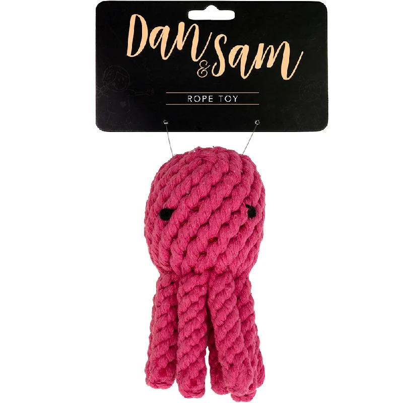 Dan & Sam - Olive the Octopus Rope Dog Toy