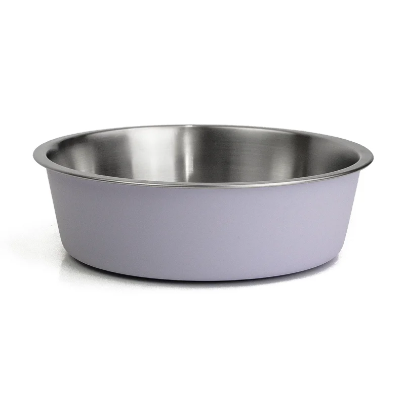 WagTime - Purple Stainless Steel Dog Bowl (Large)