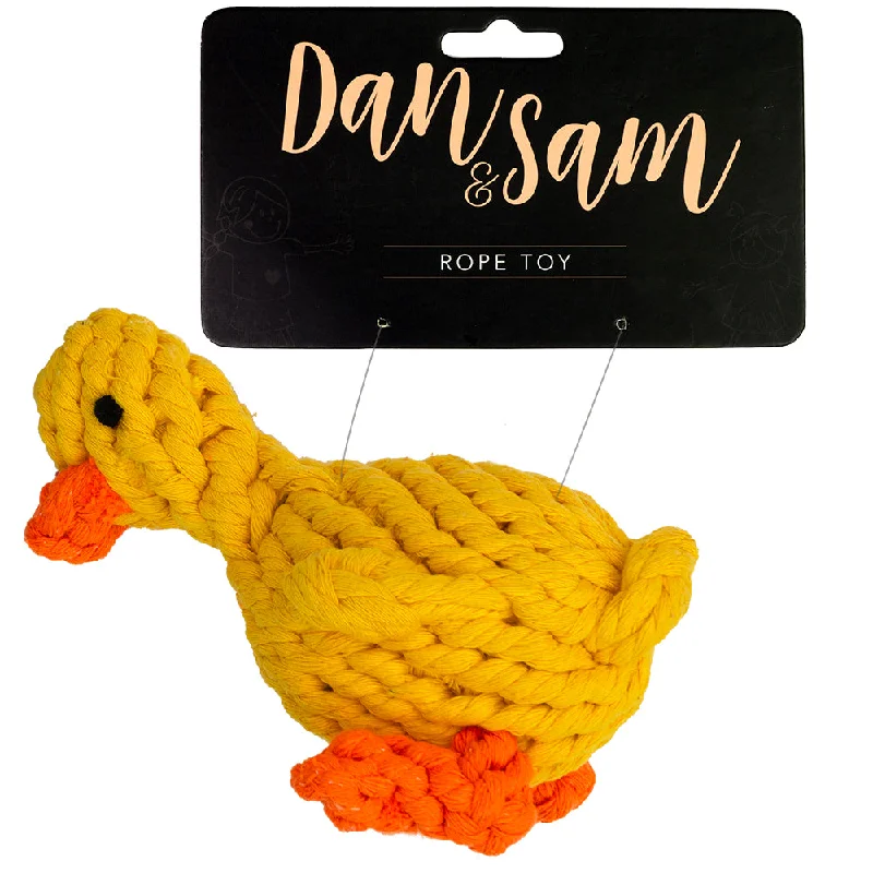 Dan & Sam - Derek the Duck Rope Dog Toy