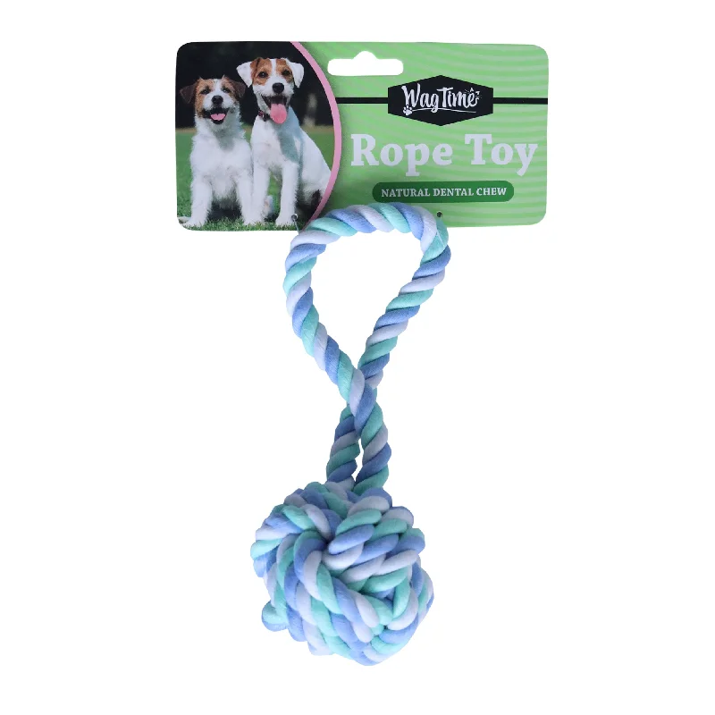 WagTime - Sling Ball Rope Toy (20cm)