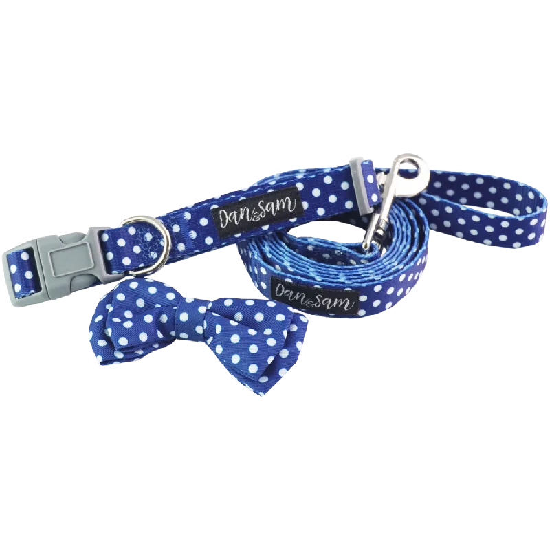 Dan & Sam - Dog Bowtie Set (Navy Dream)