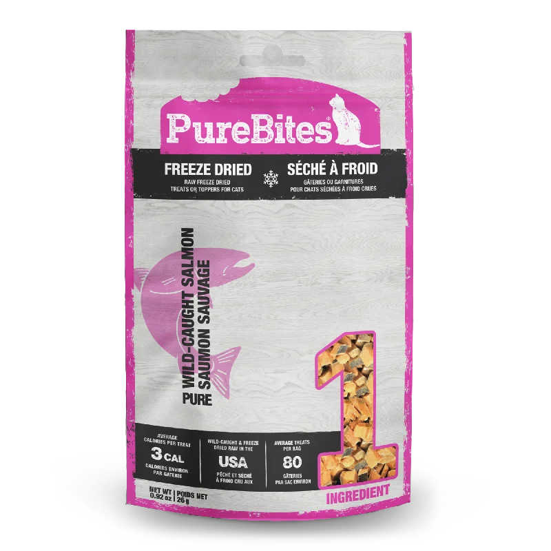 PureBites Dried Wild Pacific Salmon Treats Cat