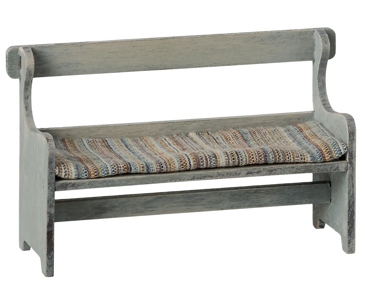 Maileg Mouse Bench Off White