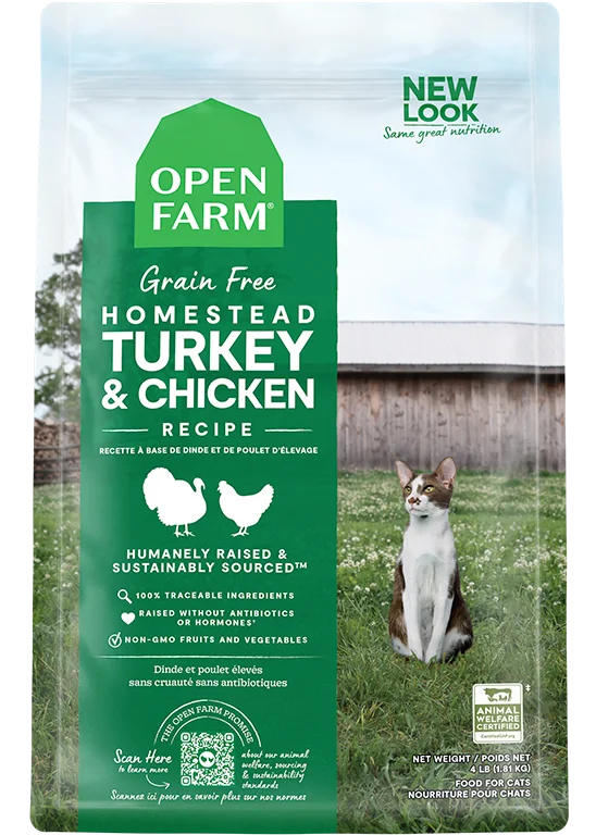 Homestead Turkey & Chicken Dry Cat Food