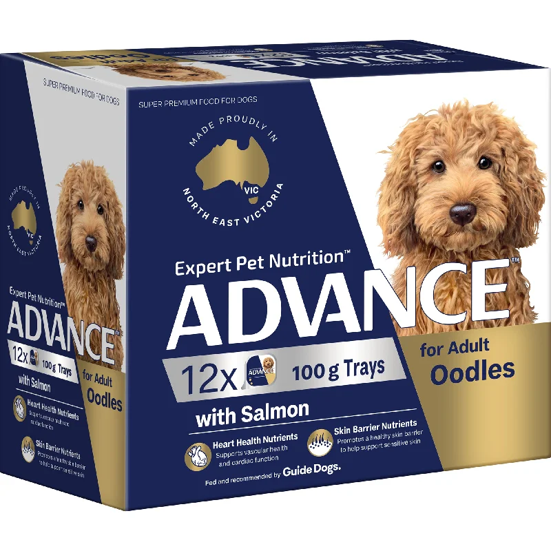 ADVANCE - Oodles Adult with Salmon Dog Wet Food (100g x 12pk)