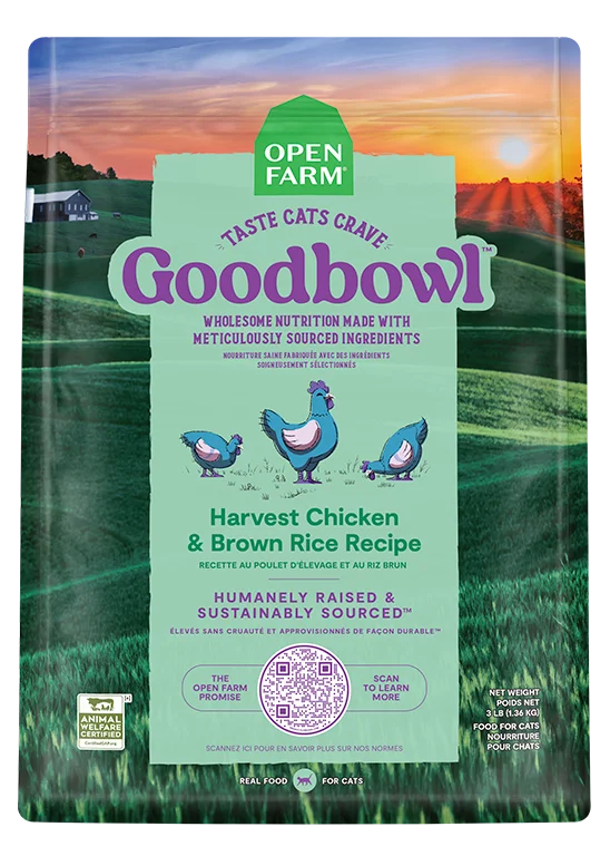 Goodbowl™ Harvest Chicken & Brown Rice Recipe for Cats