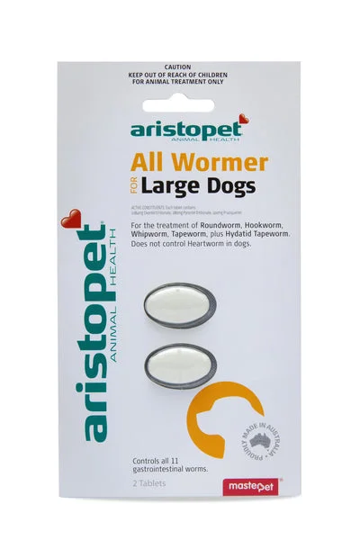 Aristopet - All Wormer For Large Dogs (2pk)