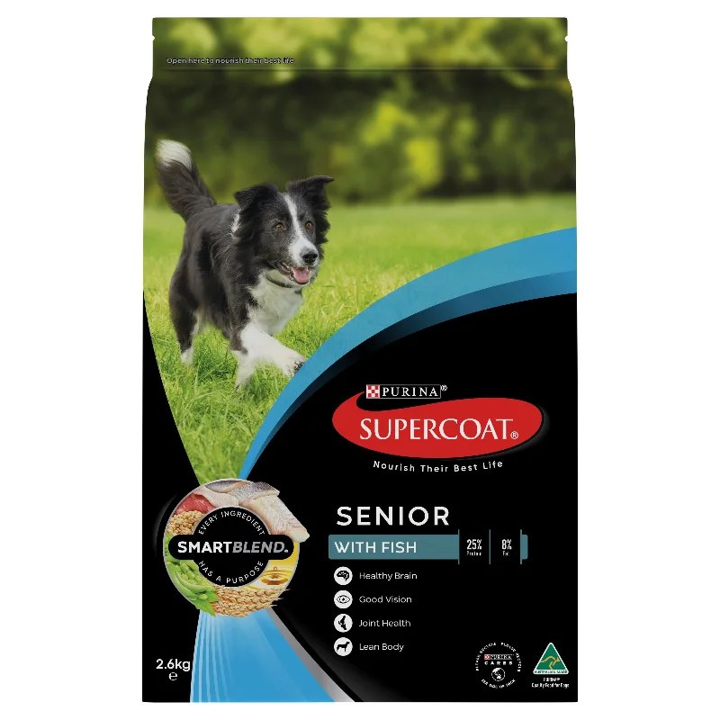 Supercoat - Senior with Fish Dog Dry Food (2.6kg)