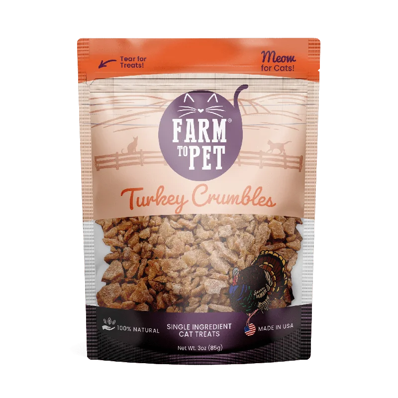 Turkey Crumbles for Cats