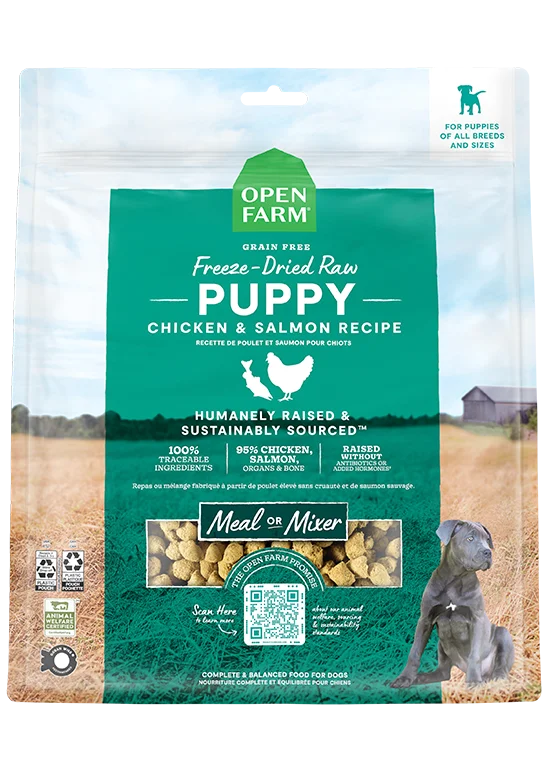 Puppy Chicken & Salmon Freeze Dried Raw Recipe