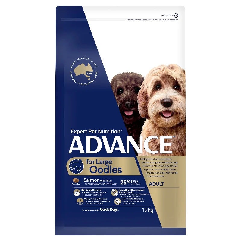 ADVANCE - Oodles Adult Large Breed Salmon with Rice Dog Dry Food (13kg)