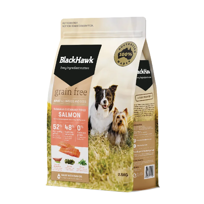 Black Hawk - Grain Free Salmon Dog Dry Food (2.5kg)