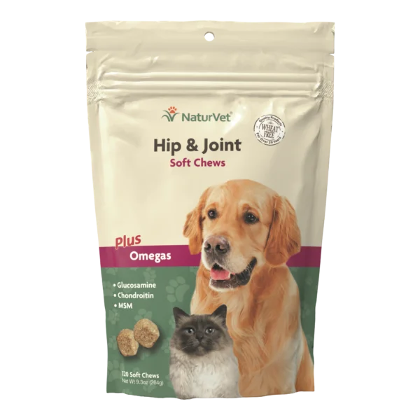 NaturVet Hip & Joint Soft Chews (for dogs and cats)