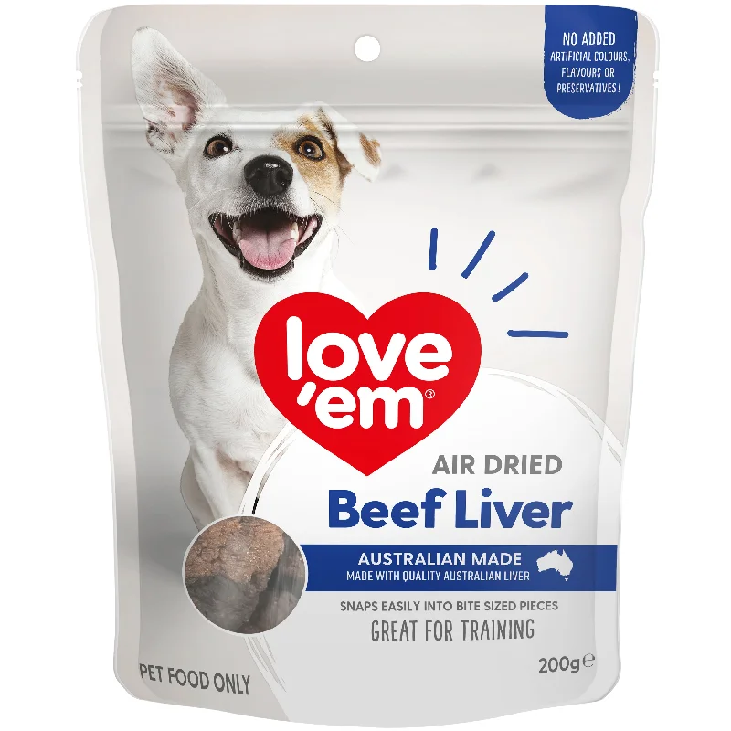 love em - Beef Liver Air Dried Dog Treat