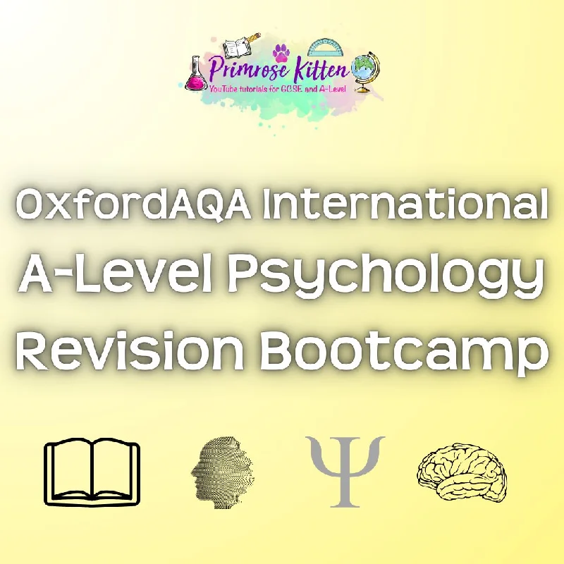 OxfordAQA International A-Level Psychology Revision Bootcamp