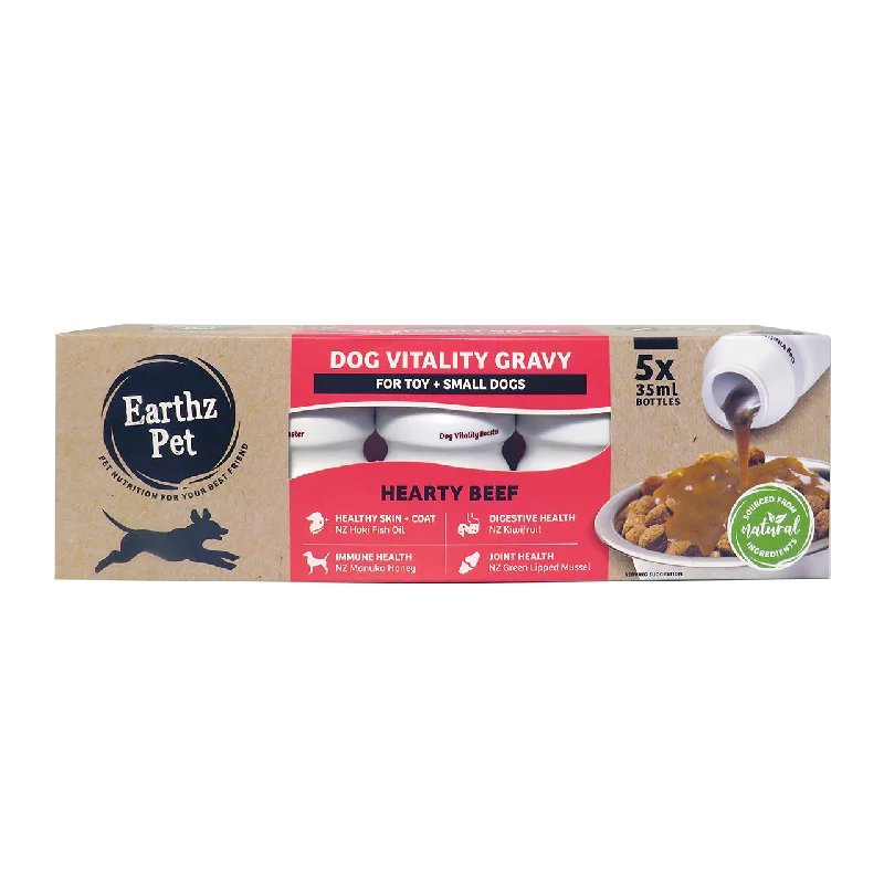 Earthz Pet - Toy/Small Dog Vitality Gravy Beef (5pk x 35ml)