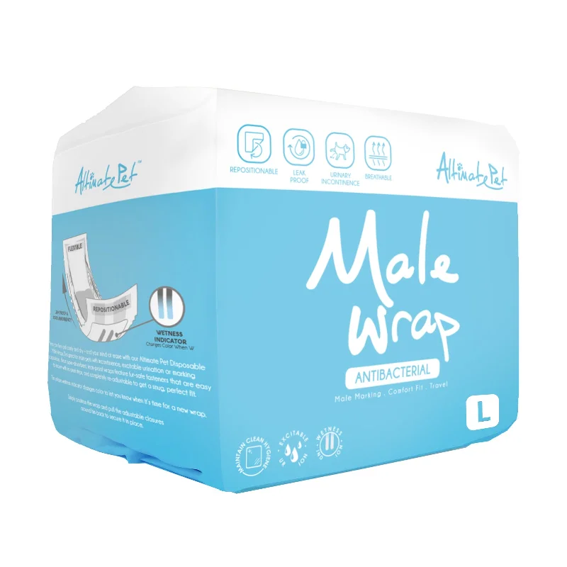 Altimate Pet - Male Wraps Large (8pk)