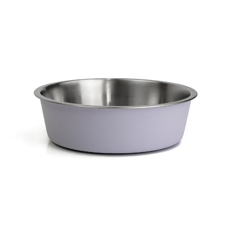 WagTime - Purple Stainless Steel Dog Bowl (Medium)