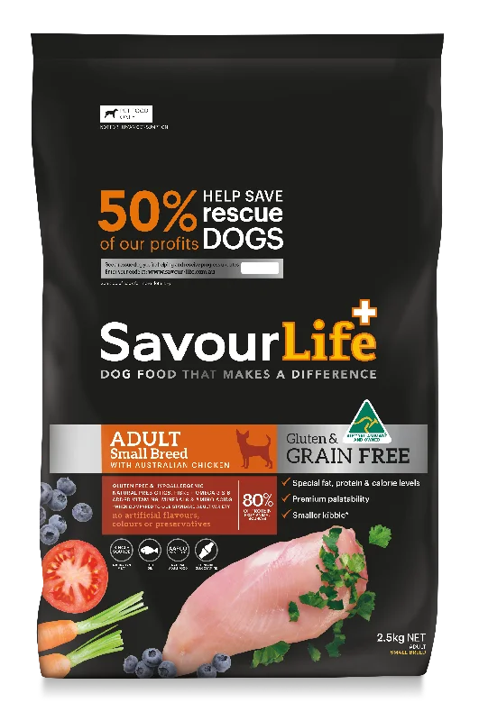 SavourLife - Grain Free Chicken Small Breed Dog Dry Food (2.5kg)