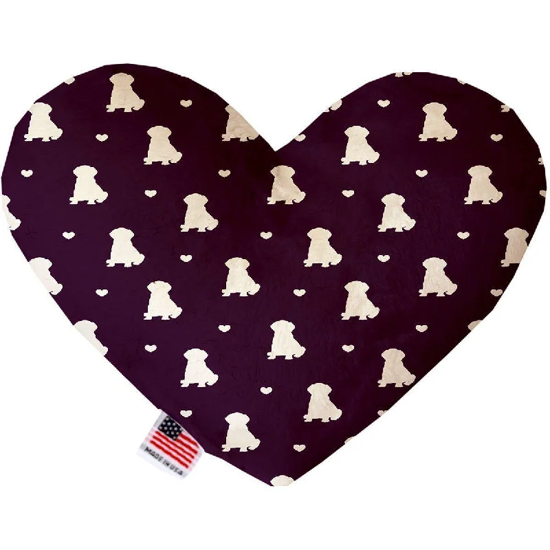 Heart Dog Toy Purple Puppy Love