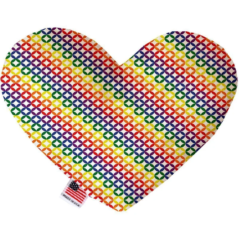 Heart Dog Toy Rainbow Bright Diamonds